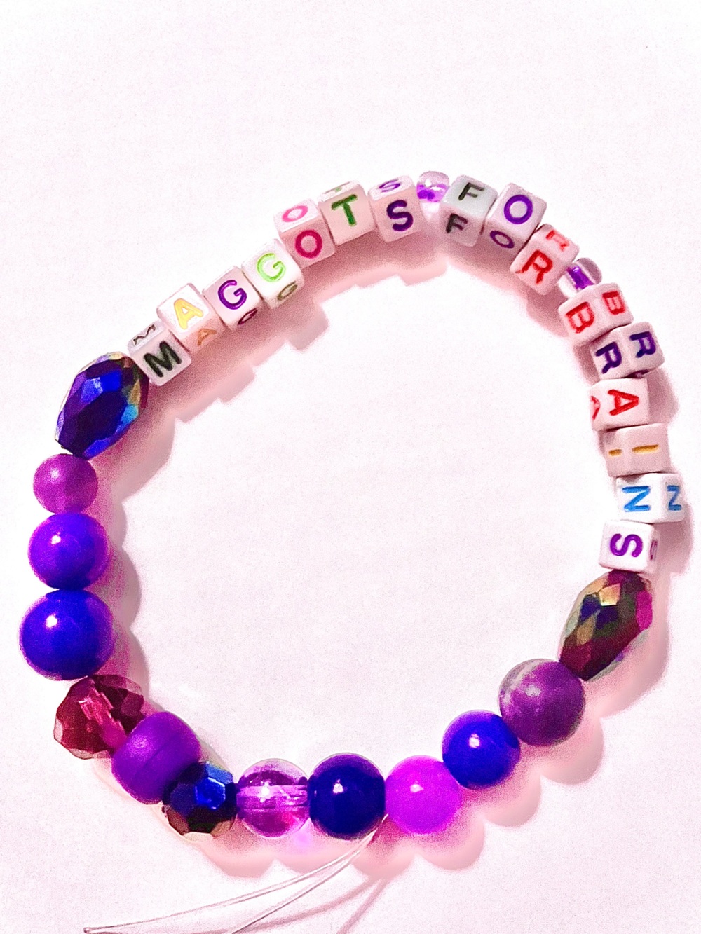 BUY1GET1FREE Olivia Rodrigo Inspired “maggots for brains” Bracelet